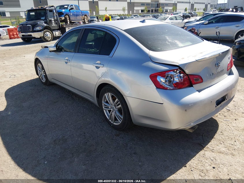 2013 INFINITI G37 auction photo 3