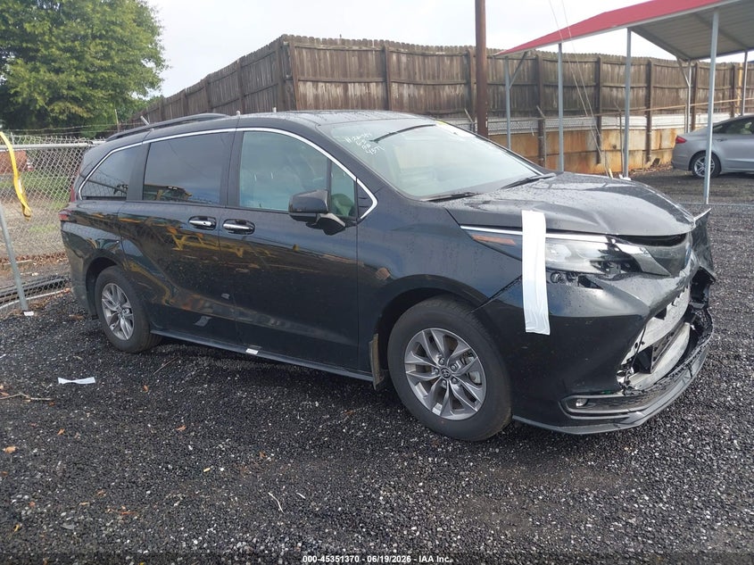 Vin: 5tdyrkec3ss284571, lot: 45849317, toyota sienna xle 20251