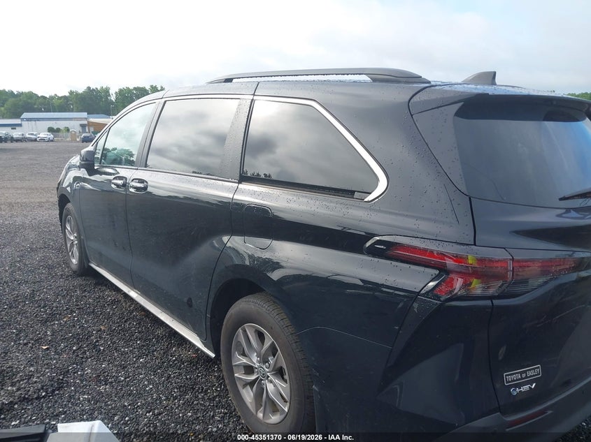 Vin: 5tdyrkec3ss284571, lot: 45849317, toyota sienna xle 20253