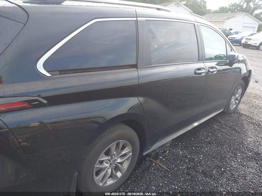 Vin: 5tdyrkec3ss284571, lot: 45849317, toyota sienna xle 20254