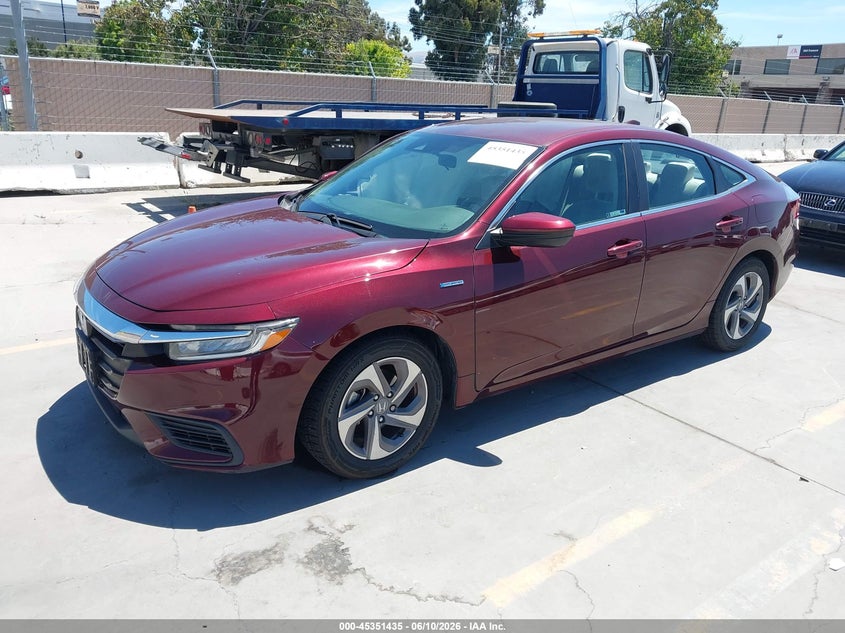 19XZE4F57LE010734 2020 Honda Insight Ex photo 1