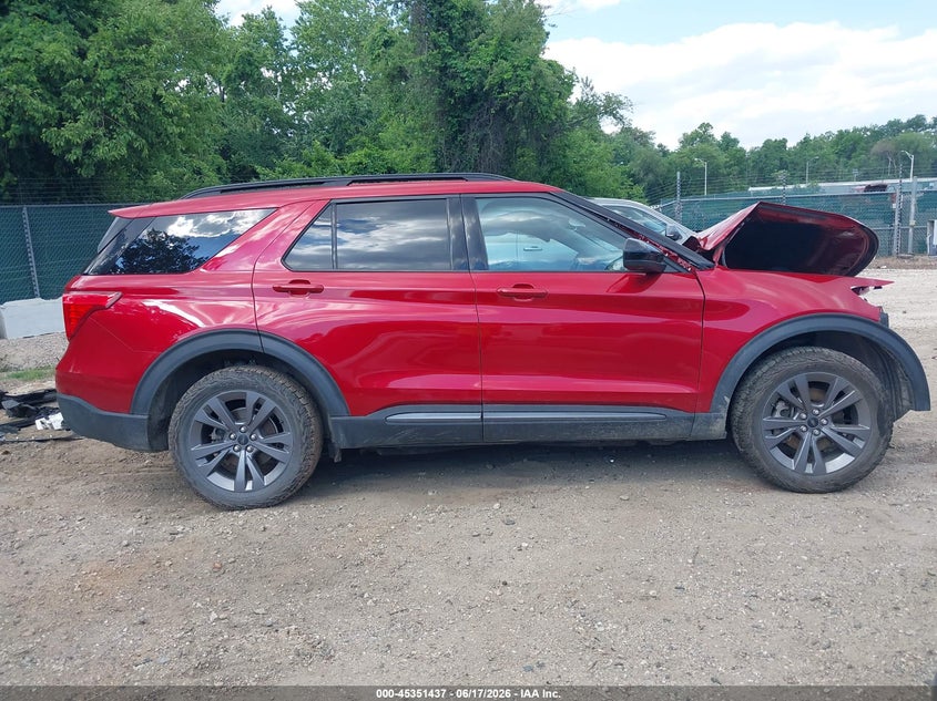2022 Ford Explorer Xlt VIN: 1FMSK8DH6NGA04548 Lot: 45351437