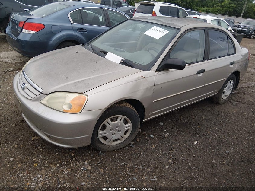 2001 Honda Civic Lx 1HGES155X1L025399 photo 1