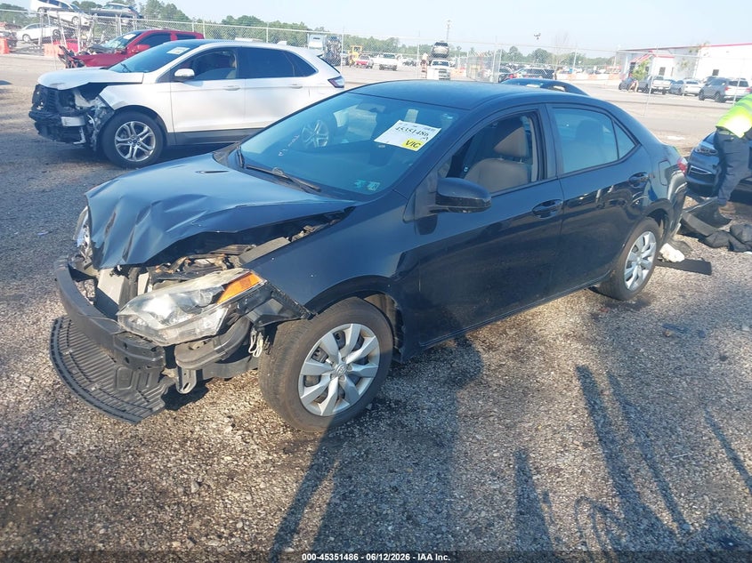2016 Toyota Corolla Le 2T1BURHE1GC583499 photo 1