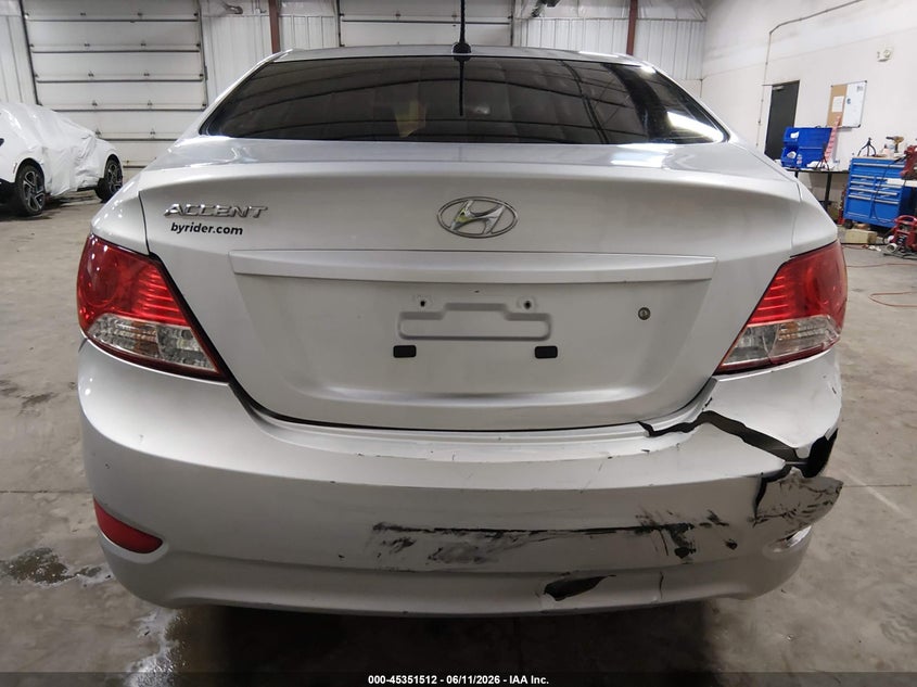 2012 HYUNDAI ACCENT auction photo 6
