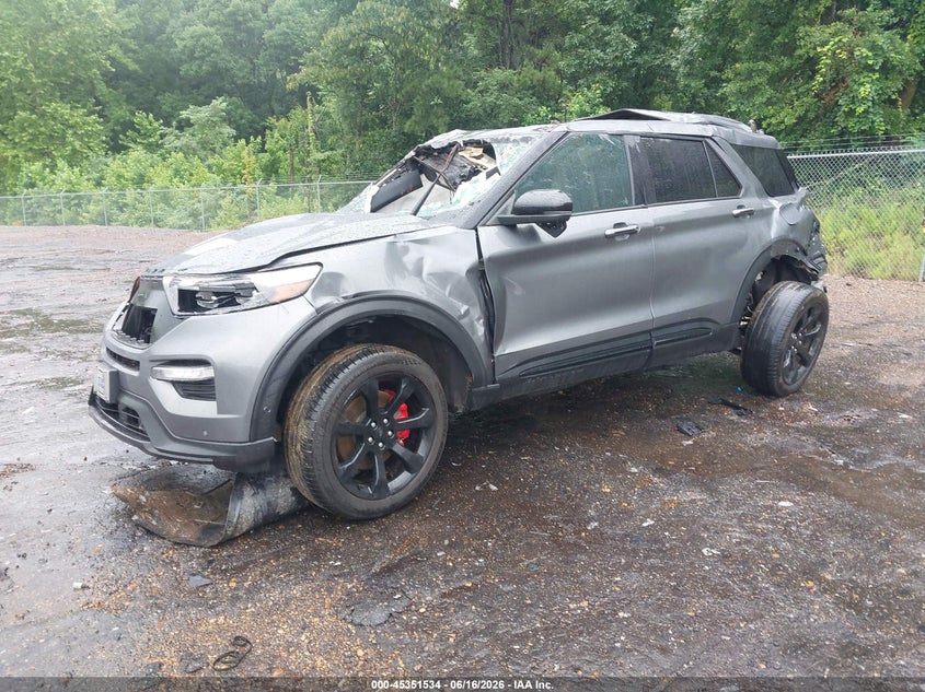 Vin: 1fm5k8gc8ngb48731, lot: 45849481, ford explorer st 20222