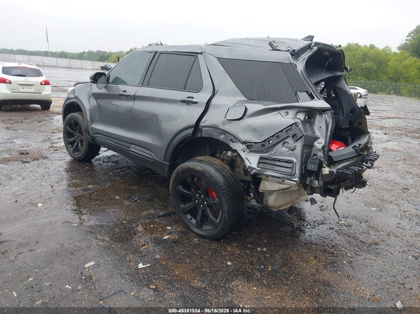 Vin: 1fm5k8gc8ngb48731, lot: 45849481, ford explorer st 20223