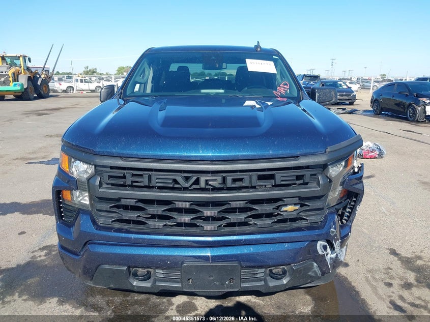 VIN 3GCPDBEK2NG538971 2022 CHEVROLET SILVERADO 1500 4WD  SHORT BED CUSTOM
