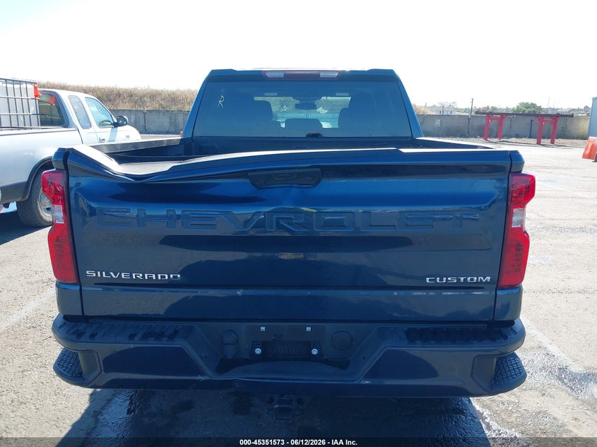 VIN 3GCPDBEK2NG538971 2022 CHEVROLET SILVERADO 1500 4WD  SHORT BED CUSTOM