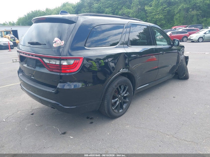 Vin: 1c4rdjdg7hc661379, lot: 45849592, dodge durango gt awd 20174