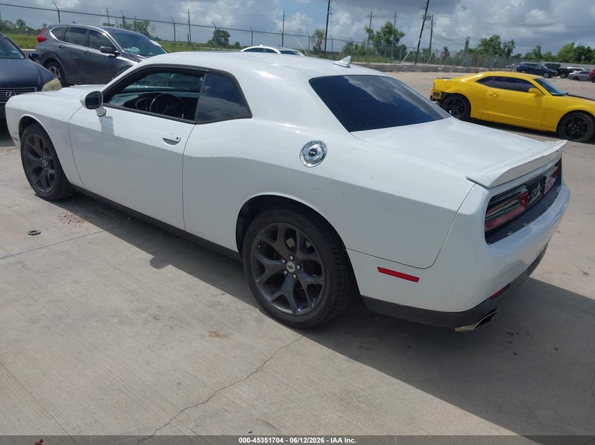 Vin: 2c3cdzag6jh258123, lot: 45849651, dodge challenger sxt plus 20183