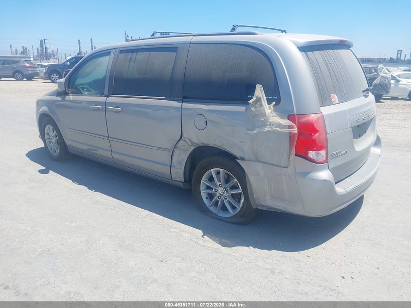 Vin: 2c4rdgcgxfr556585, lot: 45849659, dodge grand caravan sxt 20153