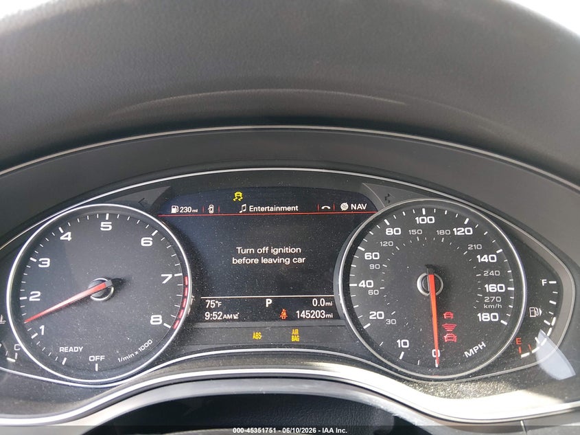 2017 Audi A7 Competition Prestige VIN: WAUW3AFC8HN031596 Lot: 45351751