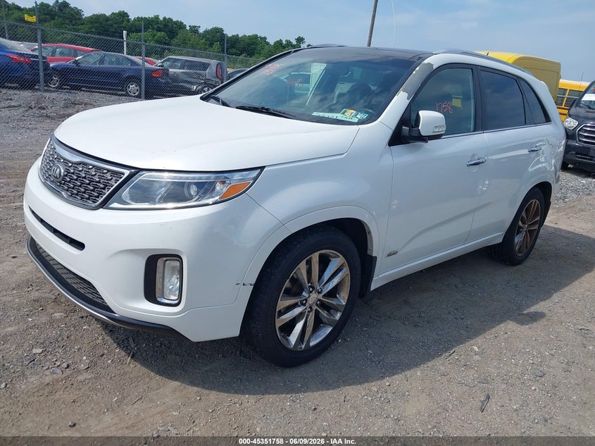 Vin: 5xykwda74eg471676, lot: 45849705, kia sorento limited v6 20142