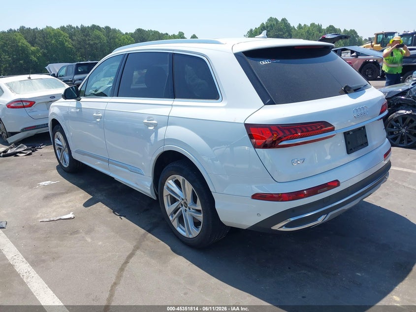 Vin: wa1lcbf78pd020126, lot: 45849761, audi q7 premium plus 45 tfsi quattro tiptronic 20233
