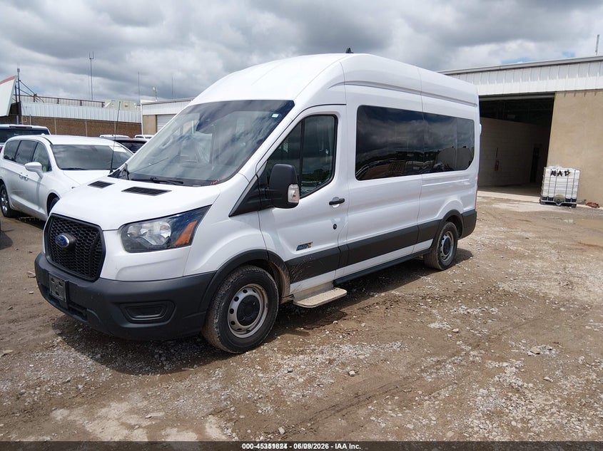 Vin: 1fbax2x89pka75256, lot: 45849771, ford transit-350 passenger van xl 20232