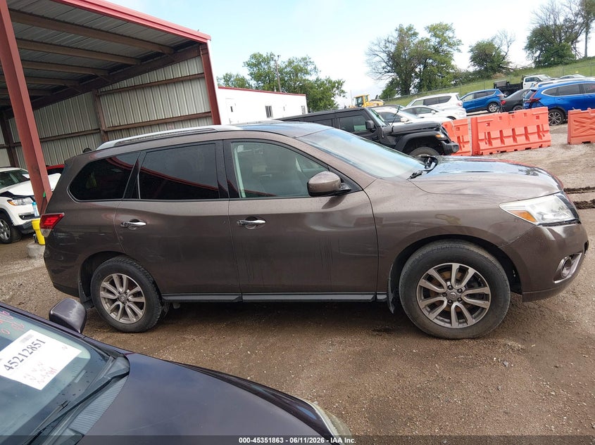 2015 Nissan Pathfinder Sv VIN: 5N1AR2MM7FC699830 Lot: 45351863