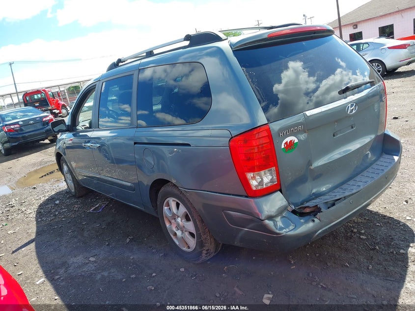 2008 HYUNDAI ENTOURAGE VAN 3.8L V-6 DOHC, VVT, 250HP