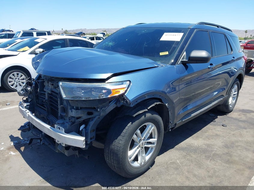 2020 Ford Explorer Xlt 1FMSK8DH0LGB72909 photo 1