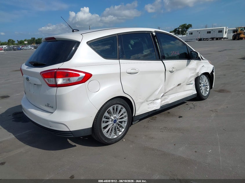 Vin: 1fadp5au3jl105309, lot: 45849860, ford c-max hybrid se 20184