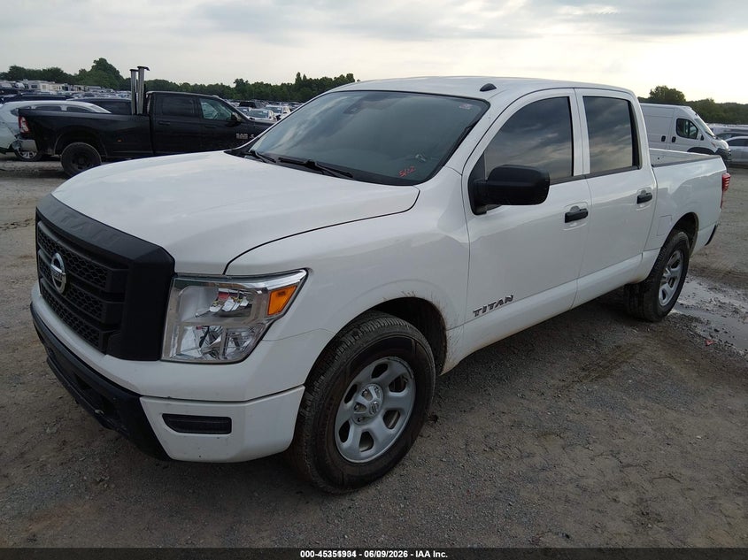 Vin: 1n6aa1ec1mn525598, lot: 45849881, nissan titan s 4x4 20212
