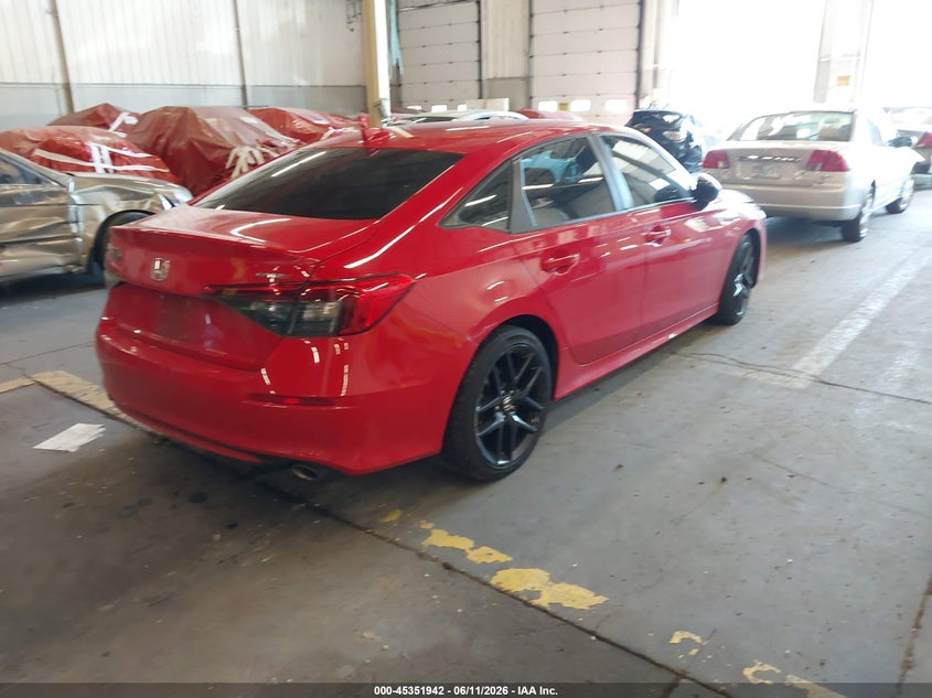 VIN 2HGFE2F59NH531129 2022 HONDA CIVIC SPORT