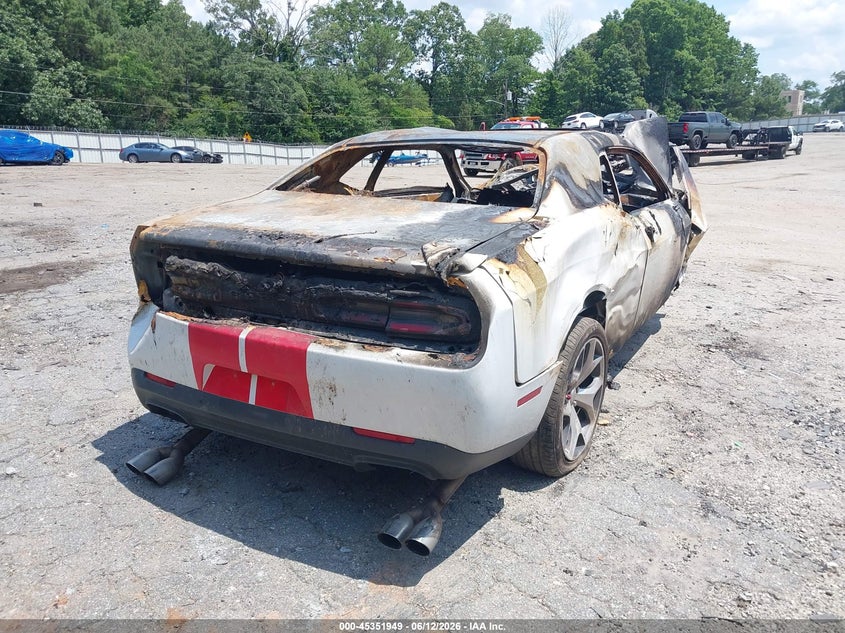 Vin: 2c3cdzbt0fh708772, lot: 45849896, dodge challenger r/t plus 20154