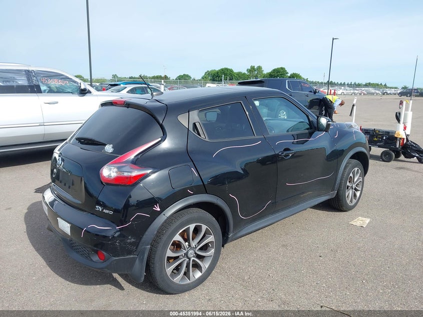 Vin: jn8af5mv6ht753360, lot: 45849941, nissan juke sv 20174