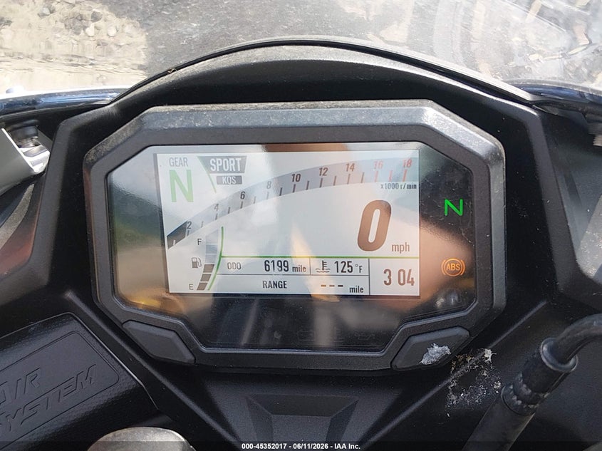2025 Kawasaki Zx400 S VIN: ML5ZXCS14SDA43002 Lot: 45352017