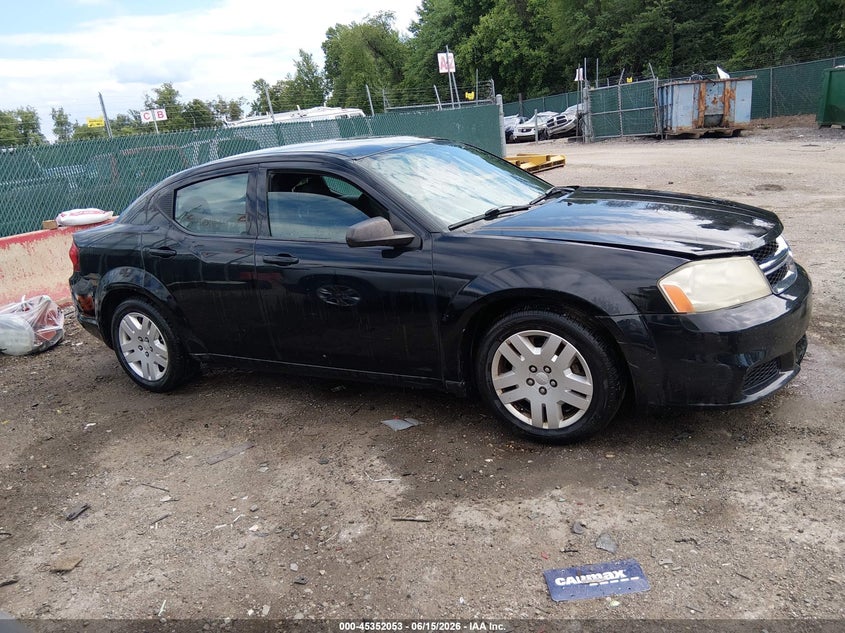 2012 Dodge Avenger Se VIN: 1C3CDZABXCN122740 Lot: 45352053