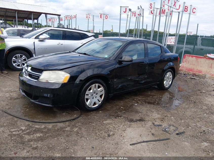 Vin: 1c3cdzabxcn122740, lot: 45850001, dodge avenger se 20122