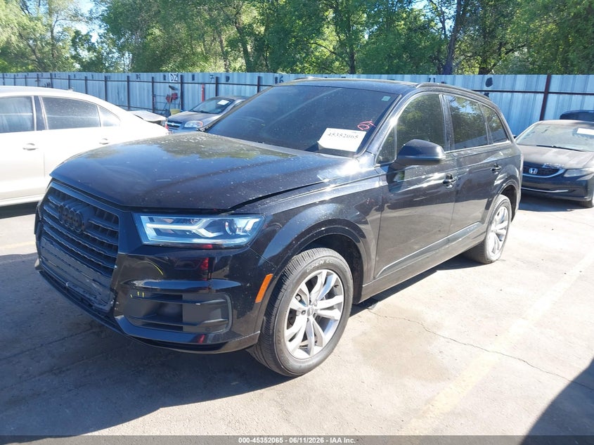 Vin: wa1laaf74jd041739, lot: 45850012, audi q7 3.0t premium 20182