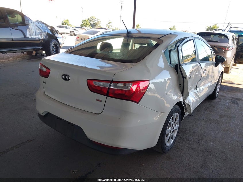 Vin: knadm4a35h6025665, lot: 45850015, kia rio lx 20174