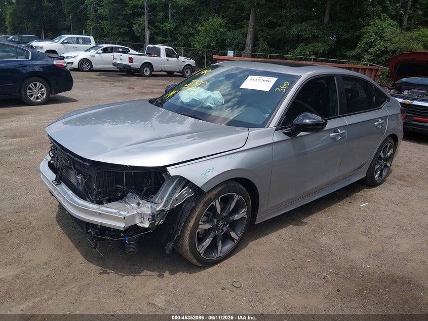 VIN 2HGFE4F85SH316185 2025 HONDA CIVIC HYBRID SPORT/SPORT TOURING