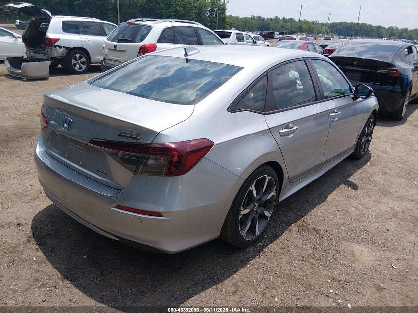 VIN 2HGFE4F85SH316185 2025 HONDA CIVIC HYBRID SPORT/SPORT TOURING