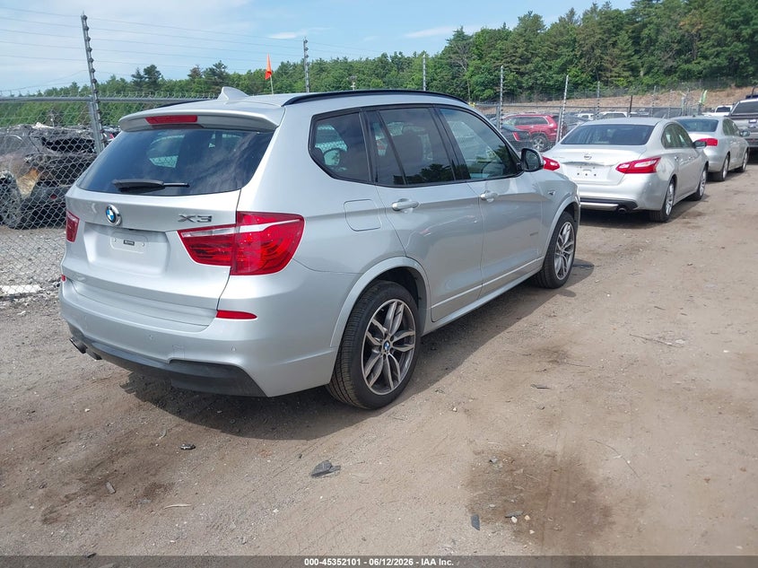 Vin: 5uxwx9c32h0t20866, lot: 45850048, bmw x3 xdrive28i 20174