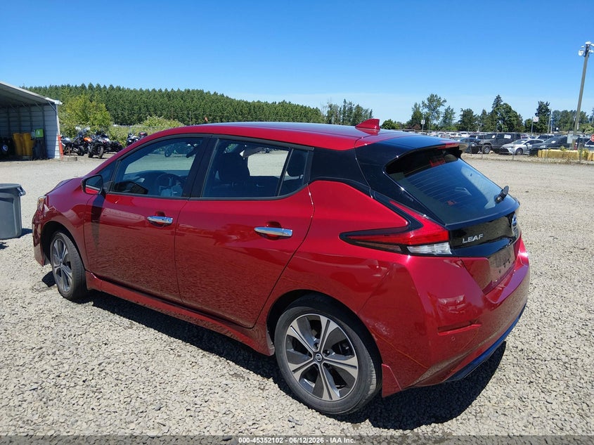Vin: 1n4az1cp6lc307187, lot: 45850049, nissan leaf sv 40 kwh 20203