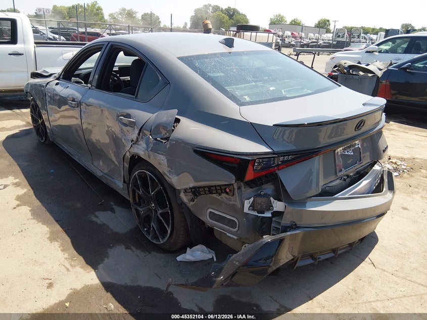 Vin: jthap1d29s5006997, lot: 45850051, lexus is 500 f sport performance 20253