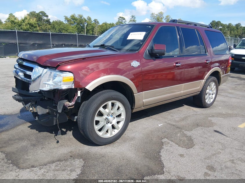 Vin: 1fmju1h52cef16233, lot: 45850129, ford expedition king ranch 20122