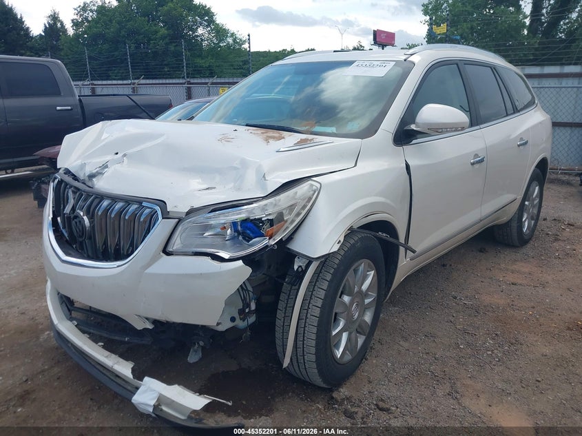Vin: 5gakrbkd7ej341702, lot: 45850148, buick enclave leather 20142