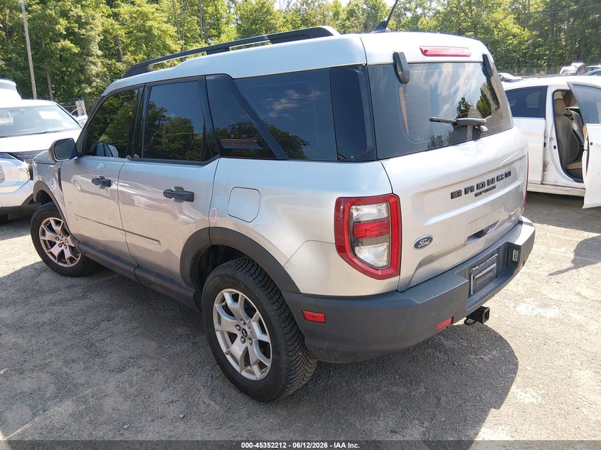 Vin: 3fmcr9a68mra11095, lot: 45850159, ford bronco sport 20213