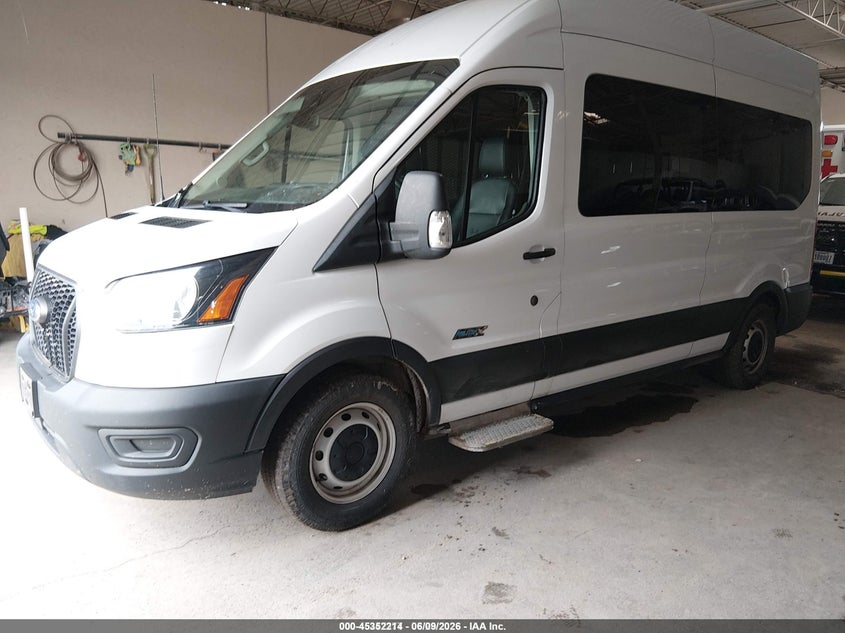 2023 FORD TRANSIT-350 PASSENGER VAN auction photo 2