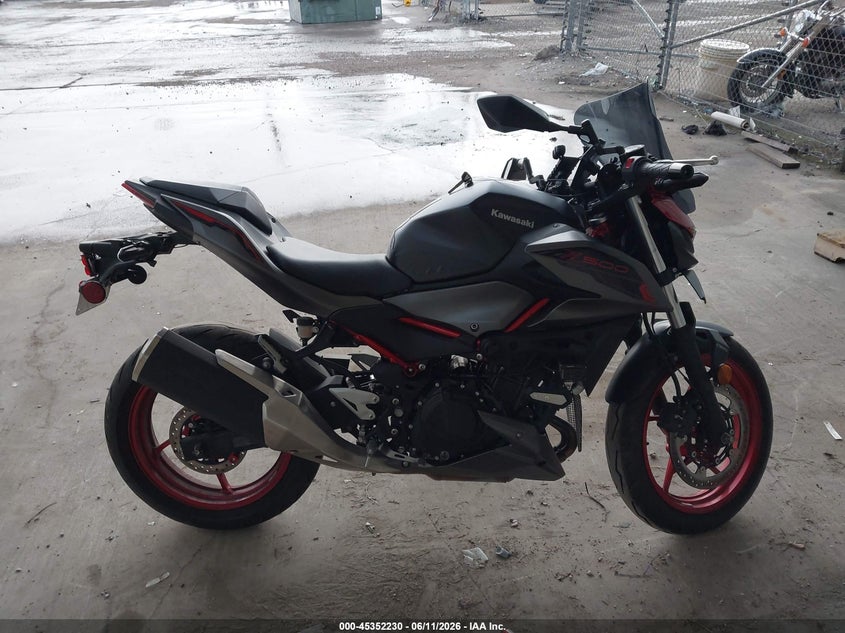 2025 Kawasaki Er500 VIN: ML5ERGF14SDA36884 Lot: 45352230