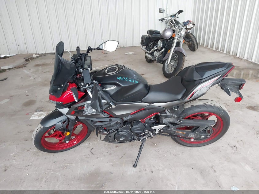 2025 Kawasaki Er500 VIN: ML5ERGF14SDA36884 Lot: 45352230