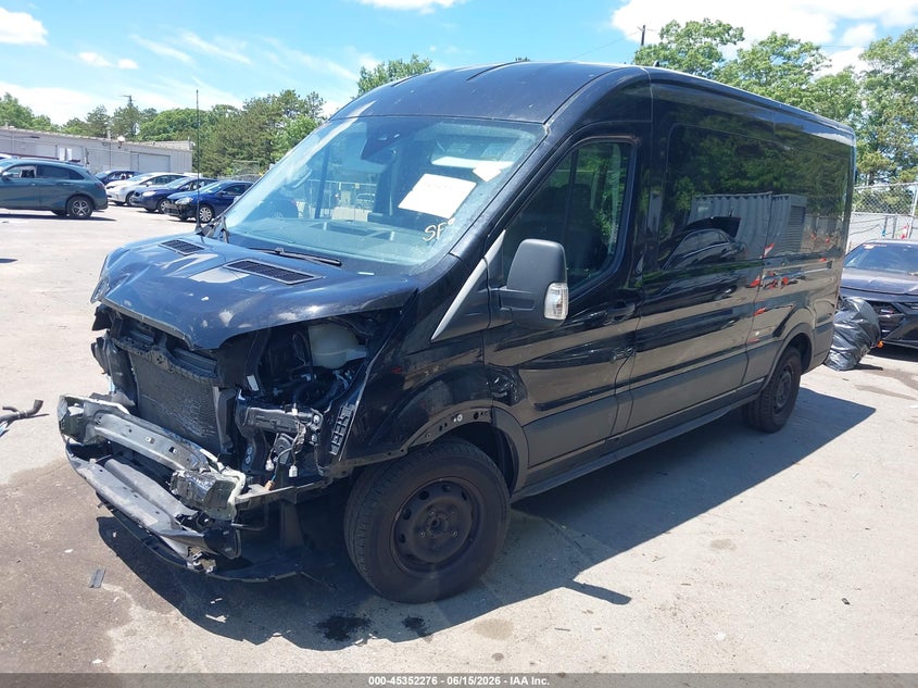 Vin: 1fbax2c83pka94312, lot: 45850222, ford transit-350 passenger van xlt 20232