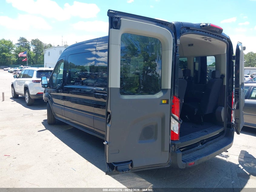 Vin: 1fbax2c83pka94312, lot: 45850222, ford transit-350 passenger van xlt 20233