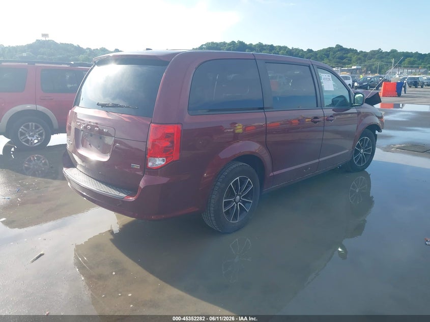 Vin: 2c4rdgbg4jr288613, lot: 45850229, dodge grand caravan se plus 20184