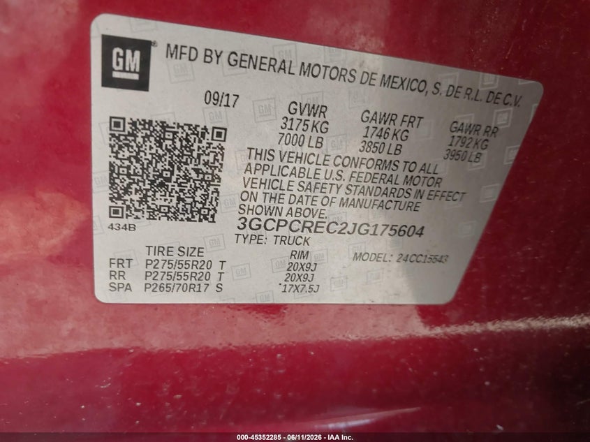 2018 CHEVROLET SILVERADO TRUCK 5.3L V-8 DI, VVT, 355HP