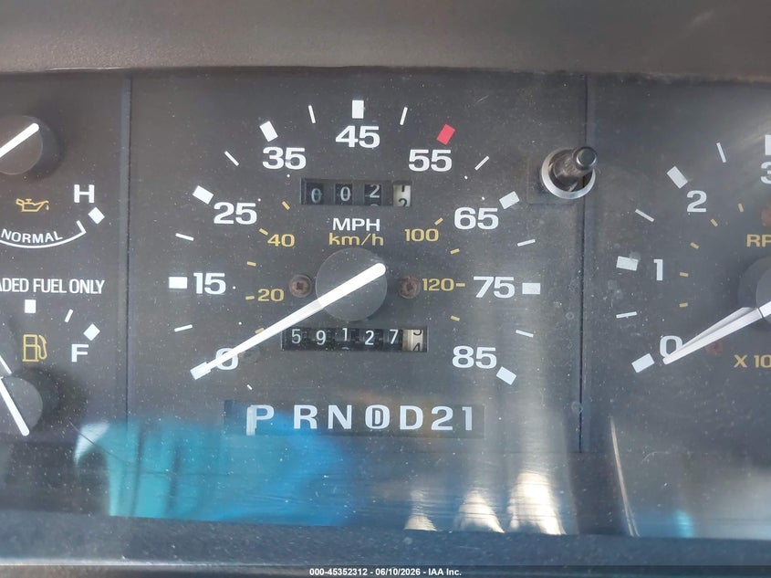 1992 FORD RANGER COUPE 4.0L V6 FI F