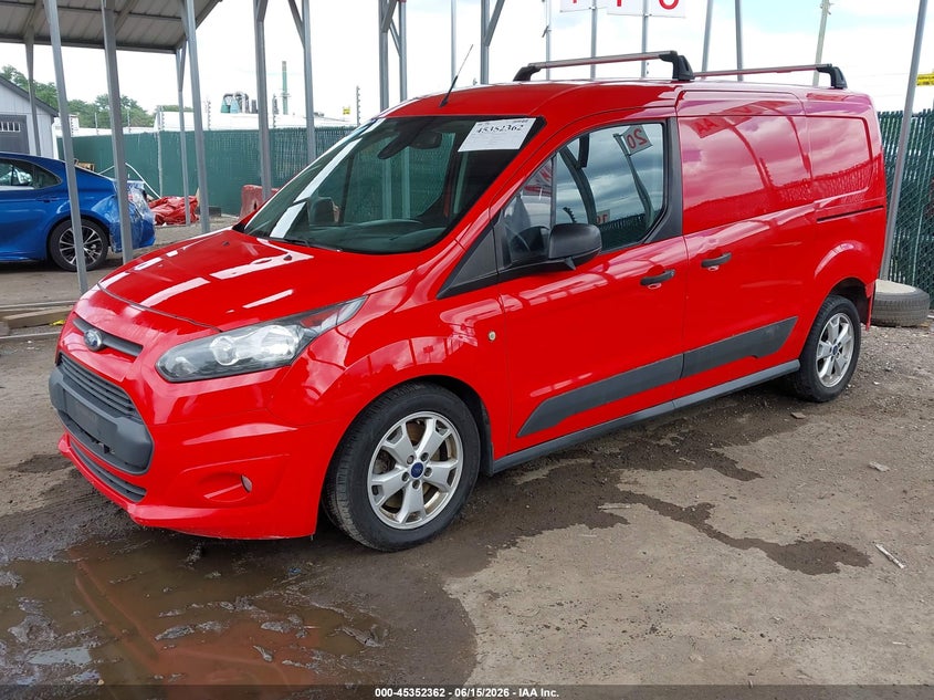 Vin: nm0ls7f71f1217948, lot: 45850309, ford transit connect xlt 20152